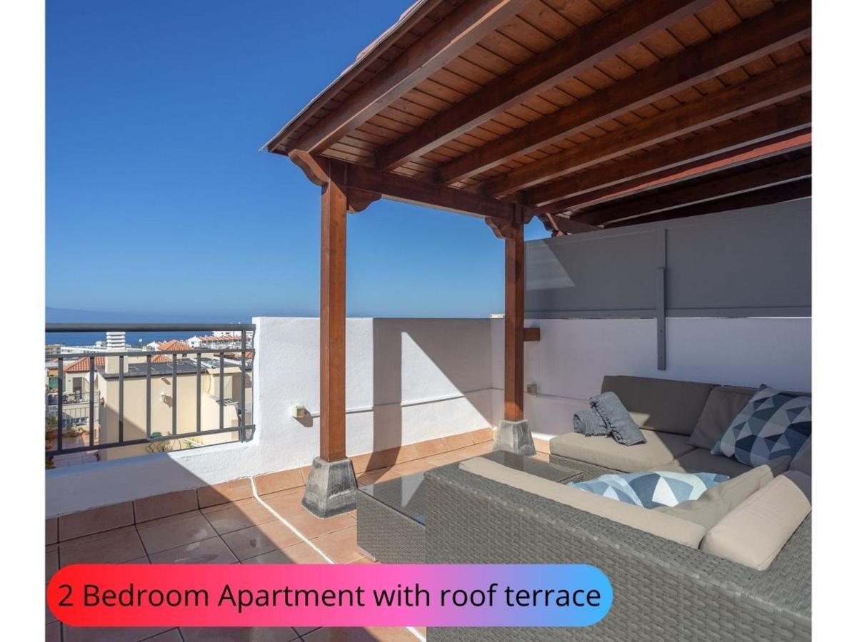 Desirable Rooftop Terrace , 2 Bedroom Apartment With Wifi In Costa Adeje Каляо Салвахе Екстериор снимка