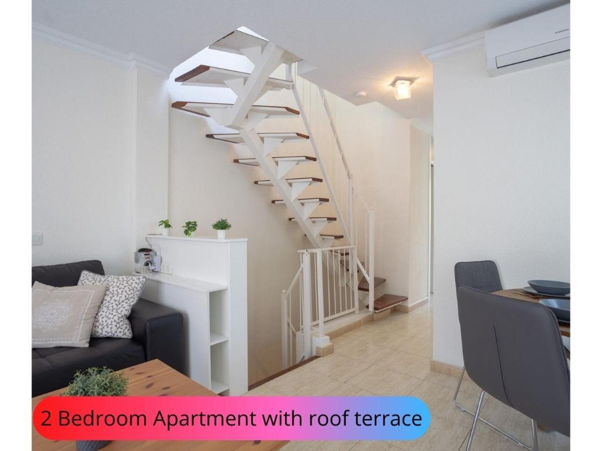 Desirable Rooftop Terrace , 2 Bedroom Apartment With Wifi In Costa Adeje Каляо Салвахе Екстериор снимка