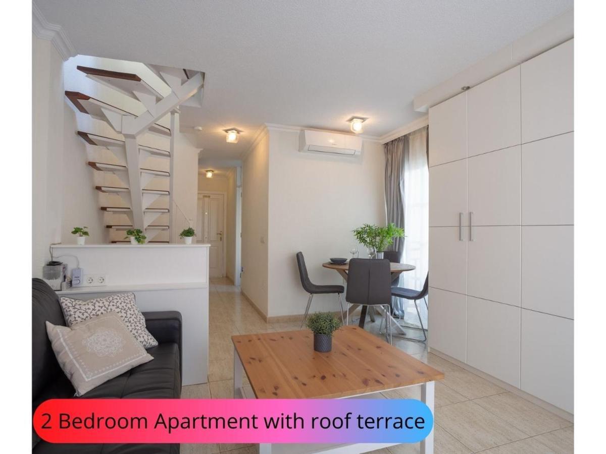 Desirable Rooftop Terrace , 2 Bedroom Apartment With Wifi In Costa Adeje Каляо Салвахе Екстериор снимка