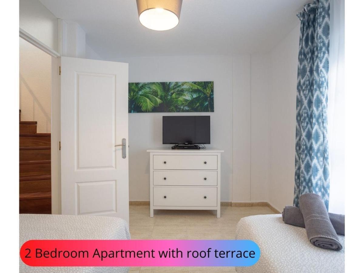 Desirable Rooftop Terrace , 2 Bedroom Apartment With Wifi In Costa Adeje Каляо Салвахе Екстериор снимка
