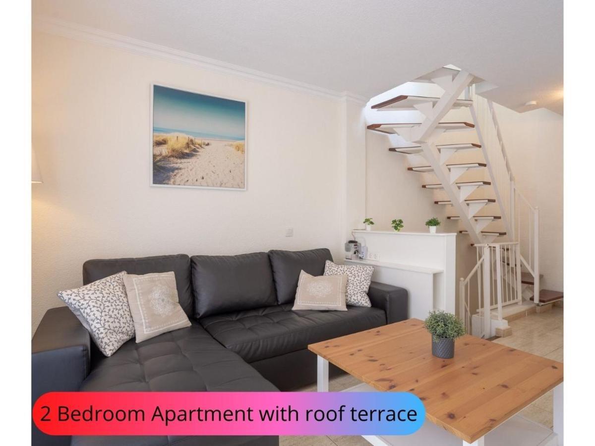 Desirable Rooftop Terrace , 2 Bedroom Apartment With Wifi In Costa Adeje Каляо Салвахе Екстериор снимка