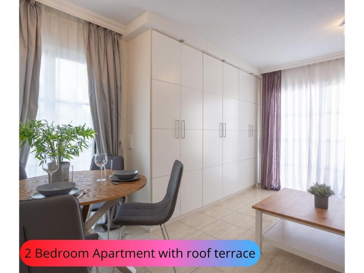 Desirable Rooftop Terrace , 2 Bedroom Apartment With Wifi In Costa Adeje Каляо Салвахе Екстериор снимка